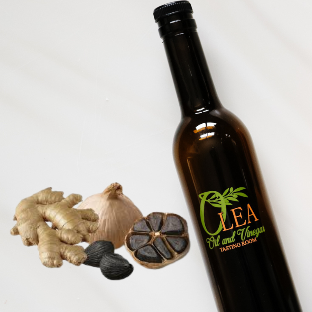 Ginger & Black Garlic Infused Olive Oil